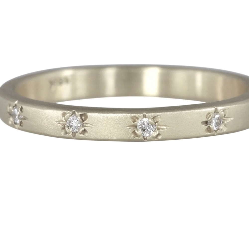 Sarah Swell Starry Sky Diamond Band / white gold